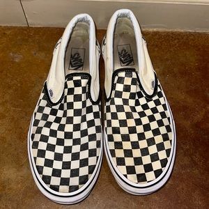 Vans Classic Slip-On Checkerboard Shoe Men (Size 11)